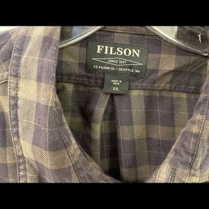 Men’s Filson flannel Shirt